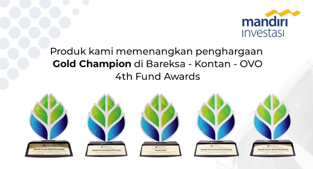 Mandiri Manajemen Investasi won 5 Gold Champion Awards at the Bareksa ...